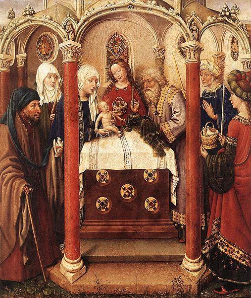 Jacques Daret Altarpiece of the Virgin oil painting picture